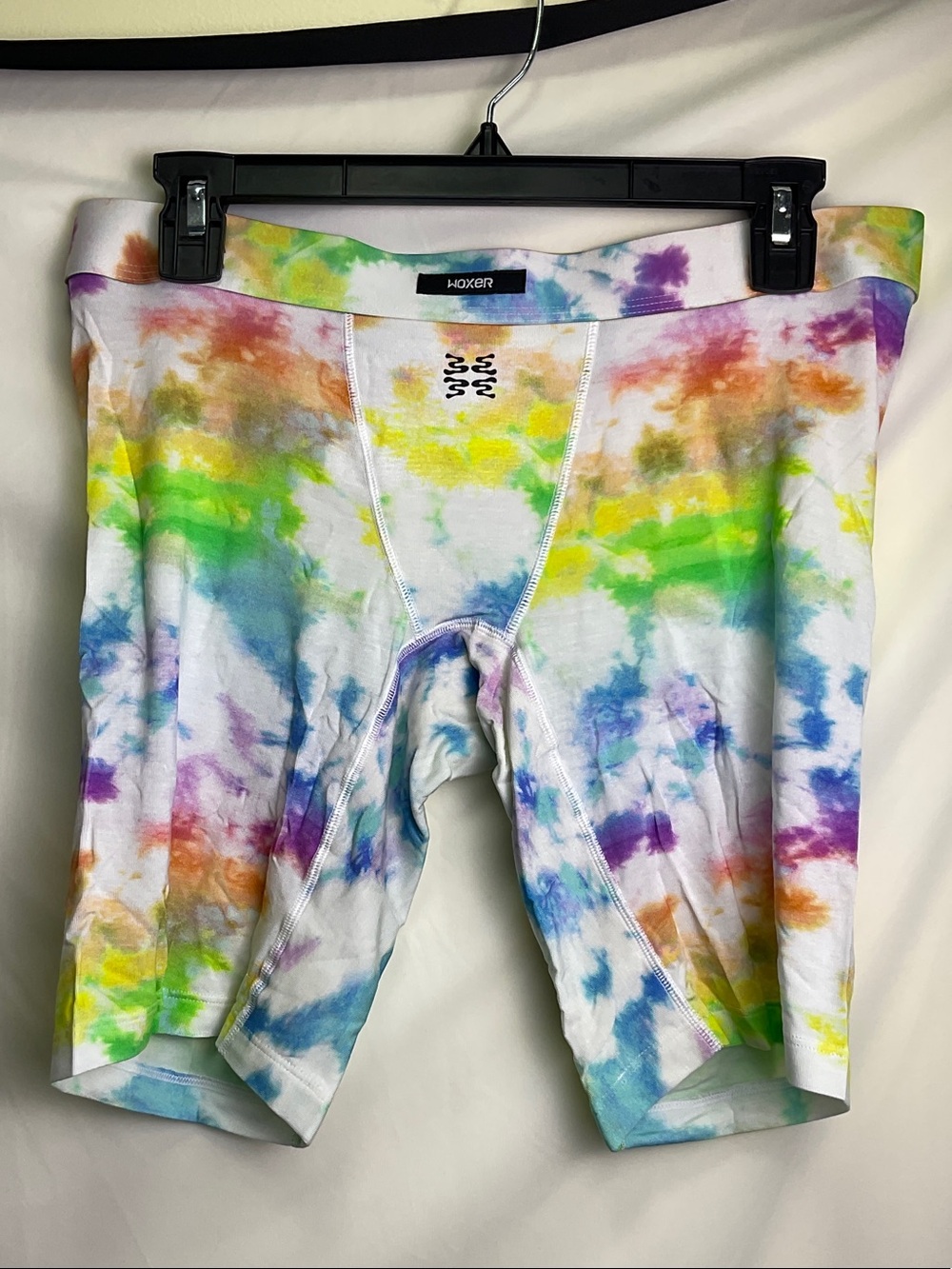 Woxer Rainbow Tie-Dye Biker Boxer Briefs